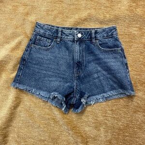 PACSUN high rise festival denim shorts